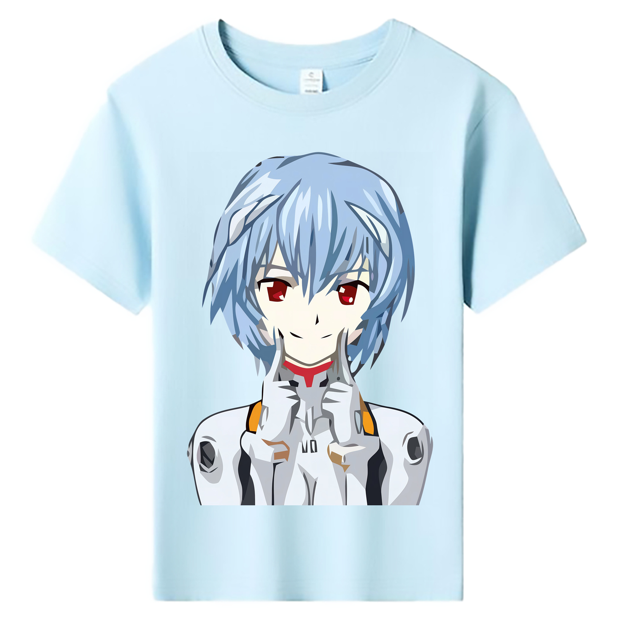 （画像用） EVA 新世紀エヴァンゲリオン 綿100％キッズTシャツ（フロントプリント）